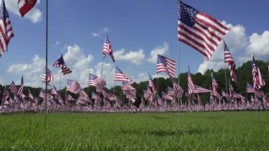 Kennesaw Dağı Ulusal Savaş Parkı, Georgia: 11 Eylül onuruna 9-11 Bayrak Sahası. Terörizm saldırılarının her kurbanı için bir bayrak. İç Savaş Atlanta Sefer Alanı.