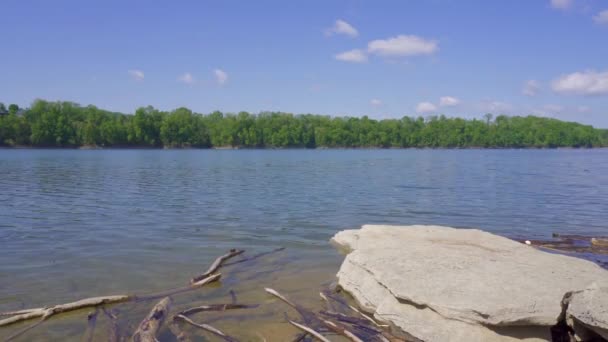 Cumberland Nehri Kentucky Deki White Oak Creek Mill Springs Savaş — Stok video
