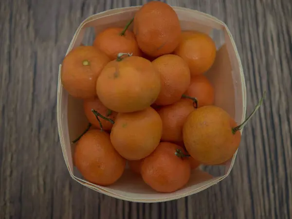 Oranges Fraîchement Cueillies Arbre — Photo