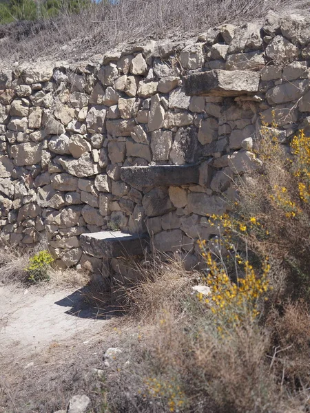 Вид Стену Парке Деревни Штата Исраэль — стоковое фото