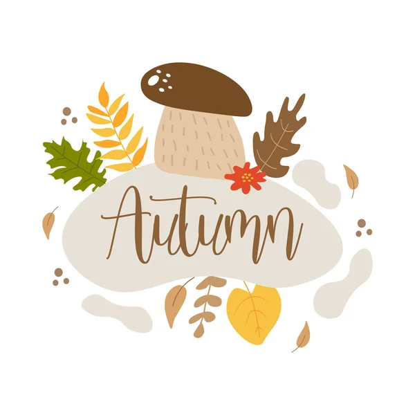 Template Autumn Season Background — Stock Vector