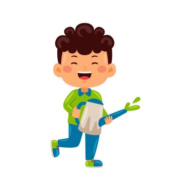 Çocuklar Dünya Günü vektör illüstrasyonunu kutluyor