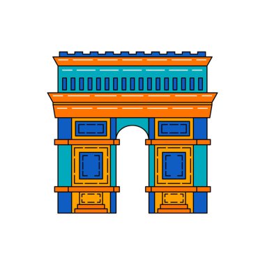 Endonezya dönüm noktası vektör çizimi