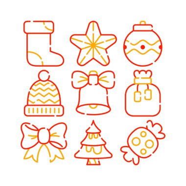 Noel ögesi vektör illüstrasyonu