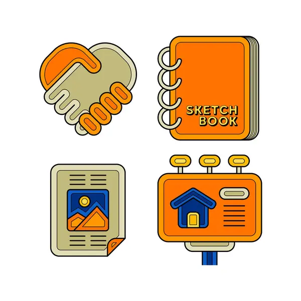 grafik tasarım element vektör illüstrasyonu