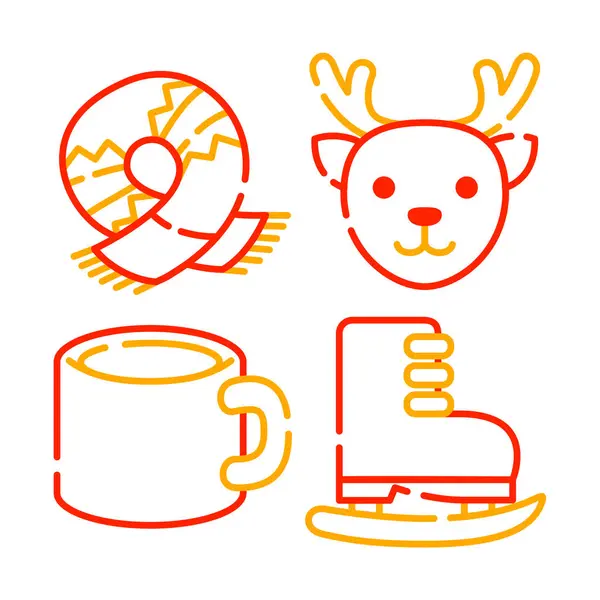 Noel ögesi vektör illüstrasyonu