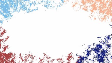 Poster, broşür veya el ilanı, suluboya posterler, el ilanları veya kartlar için renkli vektör suluboya arkaplan. Sancak şablonu.