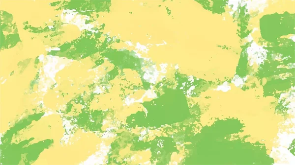 Grüne Und Gelbe Aquarell Hintergrund Für Texturen Hintergründe Und Web — Stockvektor