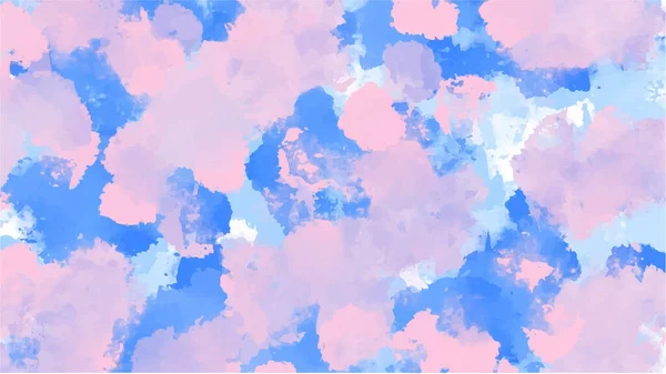 Modrá Růžová Akvarel Pozadí Pro Textury Pozadí Web Bannery Desig — Stockový vektor
