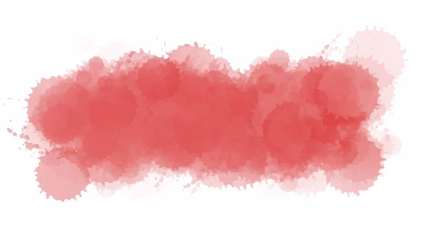 テクスチャの背景とウェブバナーのデザインのための赤い水彩の背景 — ストックベクタ