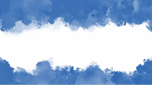 Μπλε Υδατογραφία Φόντο Για Υφές Υπόβαθρα Και Web Banners Desig — Διανυσματικό Αρχείο