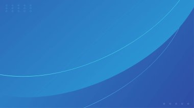 Soyut mavi arkaplan ve eğri şekli, tasarım için kopyalama alanı olan arkaplan, vektör.