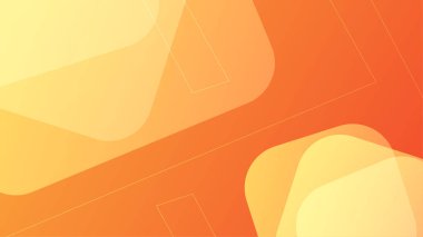 Akışkan şekilli, soyut turuncu arka plan modern konsept. Minimum poster. afiş, web, kapak, reklam panosu, broşür, sosyal medya, iniş sayfası için arkaplan.