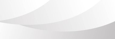 Soyut beyaz ve gri gradyan arka plan. Kopya alanı, vektör illüstrasyonu olan geometrik modern tasarım..