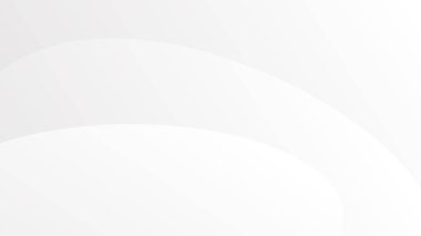 Soyut beyaz ve gri gradyan arka plan. Kopya alanı, vektör illüstrasyonu olan geometrik modern tasarım..