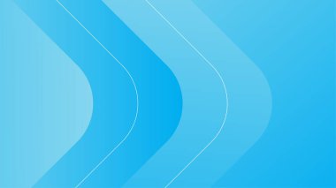 Soyut mavi arkaplan ve daire çizgileri, tasarım için kopyalama alanı olan arkaplan, vektör.