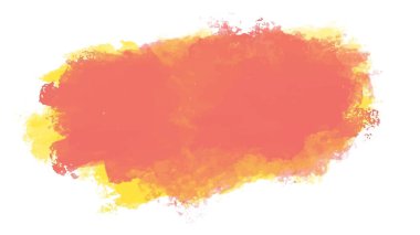 Tasarımınız, suluboya arka plan konseptiniz, vektörünüz için soyut turuncu suluboya arkaplan.