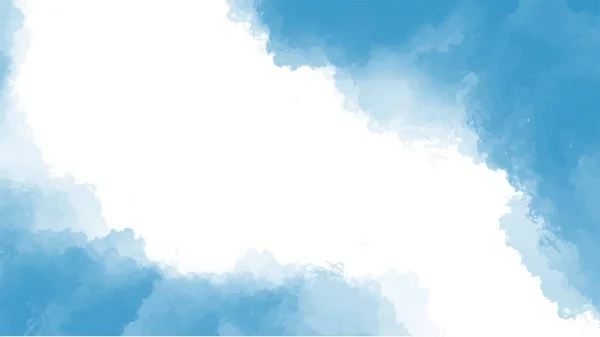 Abstract Blauw Aquarel Achtergrond Voor Ontwerp Aquarel Achtergrond Concept Vector — Stockvector