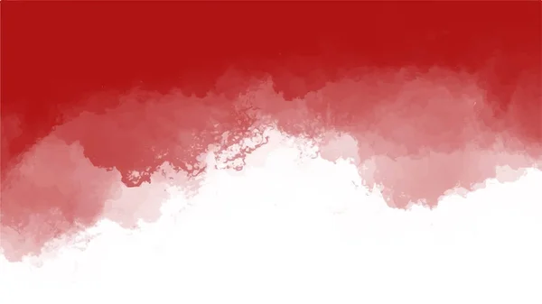 あなたのデザインのための抽象的な赤い水彩の背景 水彩背景の概念 ベクトル — ストックベクタ