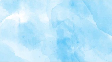 Tasarım, suluboya arka plan konsepti, vektör için soyut mavi suluboya arka plan.