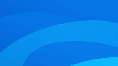 Soyut mavi arkaplan ve eğri şekli, tasarım için kopyalama alanı olan arkaplan, vektör.