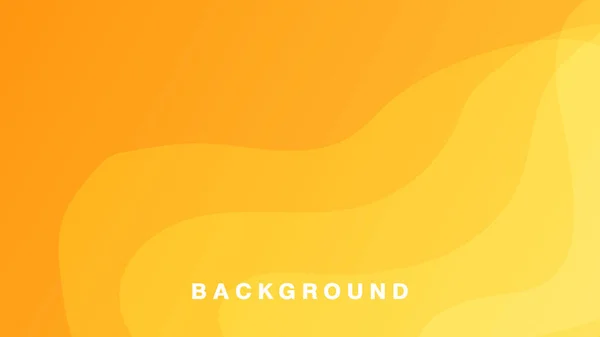 要旨流体の形をした黄色の背景は 現代的な概念である バナー ウェブ カバー パンフレット ソーシャルメディア ランディングページの背景 — ストックベクタ