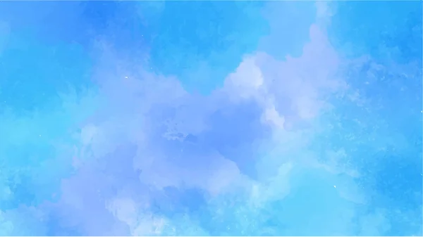 Blauwe Aquarel Achtergrond Voor Texturen Achtergronden Web Banners Desig — Stockvector