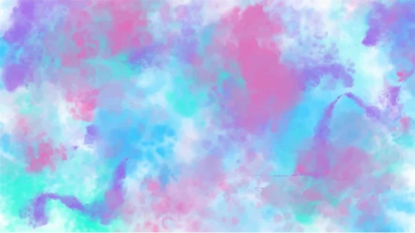 Blauer Aquarell Hintergrund Für Texturen Hintergründe Und Web Banner Desig — Stockvektor