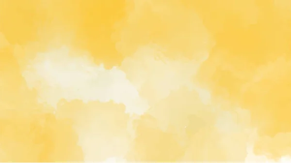Žluté Akvarel Pozadí Pro Textury Pozadí Web Bannery Desig — Stockový vektor