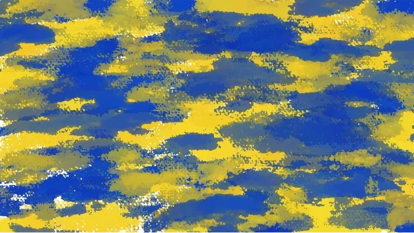 Žlutá Modrá Akvarel Pozadí Pro Textury Pozadí Web Bannery Desig — Stockový vektor