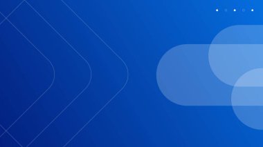 Soyut mavi arkaplan ve eğri şekli, tasarım için kopyalama alanı olan arkaplan, vektör.