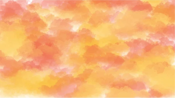 Oranje Aquarel Achtergrond Voor Texturen Achtergronden Web Banners Desig — Stockvector