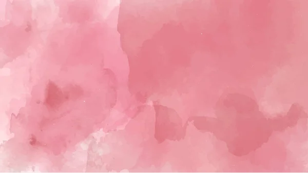Astratto Sfondo Acquerello Rosa Acquerello Dipinto Mano Vettore — Vettoriale Stock