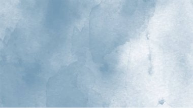 Soyut mavi suluboya arka plan. El boyası suluboya. vektör