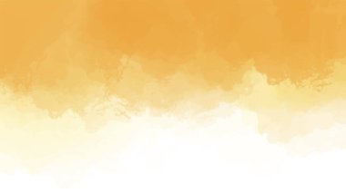 Soyut sarı suluboya arka plan. El boyası suluboya. vektör