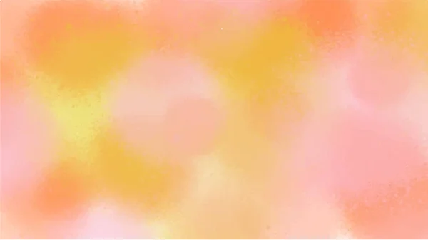橙色水彩画背景 手绘水彩画 — 图库矢量图片