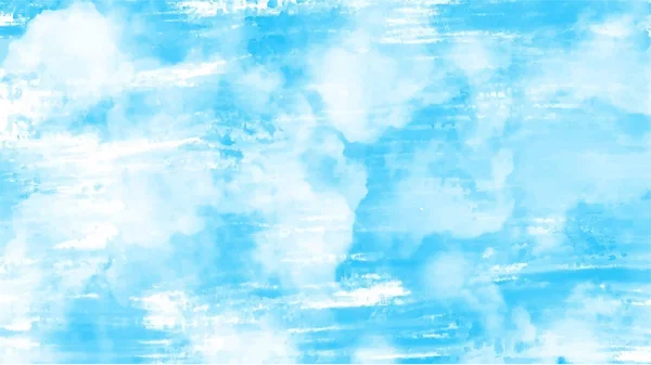 Astratto Sfondo Acquerello Blu Acquerello Dipinto Mano Vettore — Vettoriale Stock