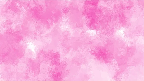 Astratto Sfondo Acquerello Rosa Acquerello Dipinto Mano Vettore — Vettoriale Stock