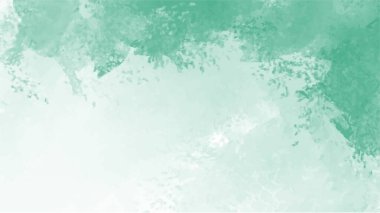 Soyut yeşil suluboya arka plan. El boyası suluboya. vektör