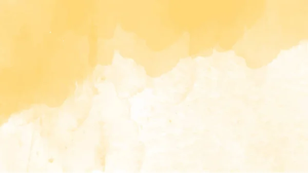 Abstraktes Gelbes Aquarell Hintergrund Handgemaltes Aquarell Vektor — Stockvektor