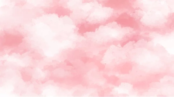 粉红水彩画背景 手绘水彩画 — 图库矢量图片#