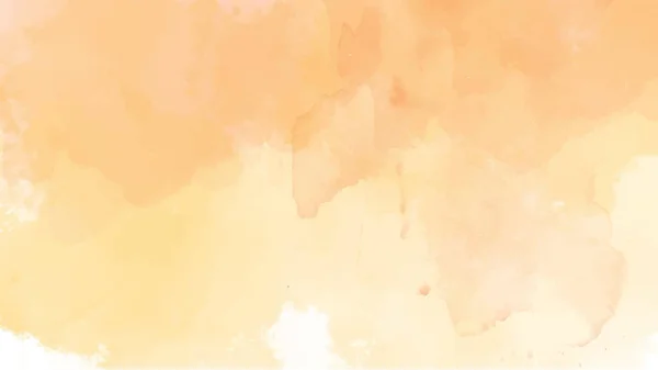 橙色水彩画背景 手绘水彩画 — 图库矢量图片#