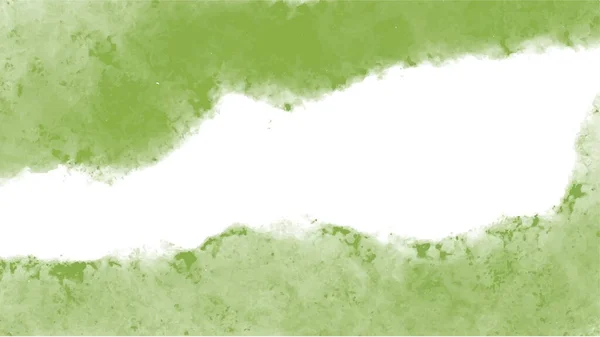 Αφηρημένο Πράσινο Φόντο Ακουαρέλα Χέρι Βαμμένο Ακουαρέλα Διάνυσμα — Διανυσματικό Αρχείο