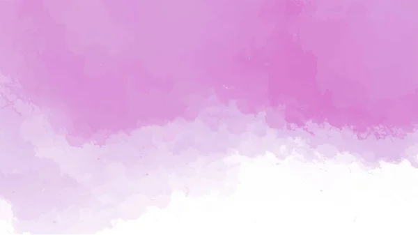 抽象的なピンクの水彩の背景手描きの水彩 ベクトル — ストックベクタ
