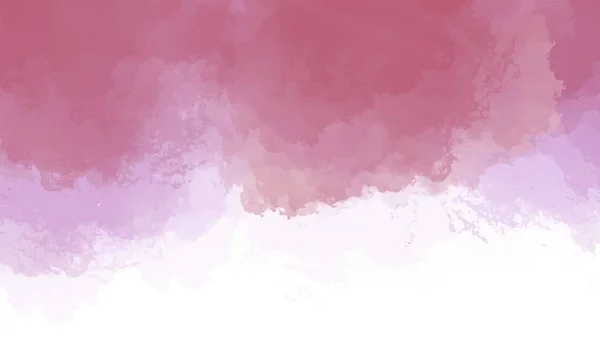 粉红水彩画背景 手绘水彩画 — 图库矢量图片