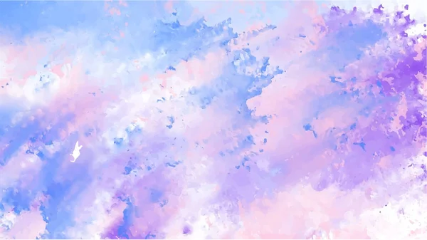 摘要紫色水彩画背景 手绘水彩画 — 图库矢量图片