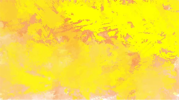 Fundo Aquarela Amarelo Abstrato Aquarela Pintada Mão Vetor — Vetor de Stock