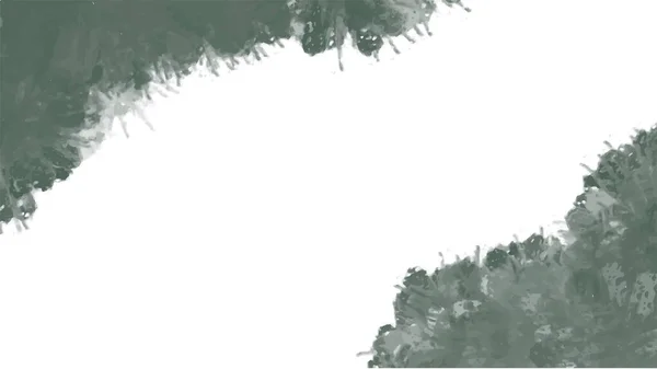 Абстрактний Зелений Акварельний Фон Пофарбований Ручку Акварель Векторний — стоковий вектор