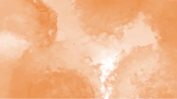 Astratto Sfondo Acquerello Arancione Acquerello Dipinto Mano Vettore — Vettoriale Stock