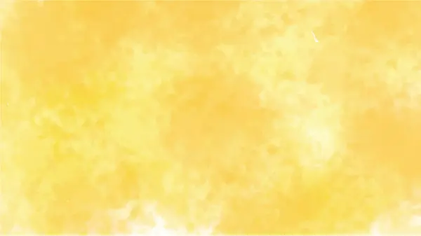 Absztrakt Sárga Akvarell Háttér Kézzel Festett Akvarell Vektor — Stock Vector